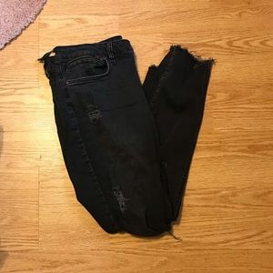 Forever 21 distressed black Jeans